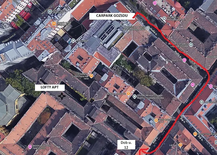 Apartmán Lofty With Free Garage Near The Gozsdu Courtyard Budapešť