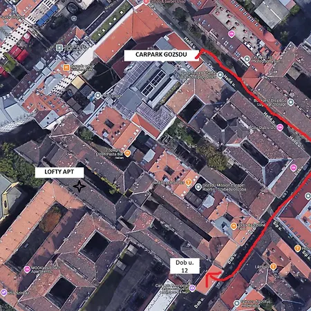דירה Lofty With Free Garage Near The Gozsdu Courtyard בודפשט